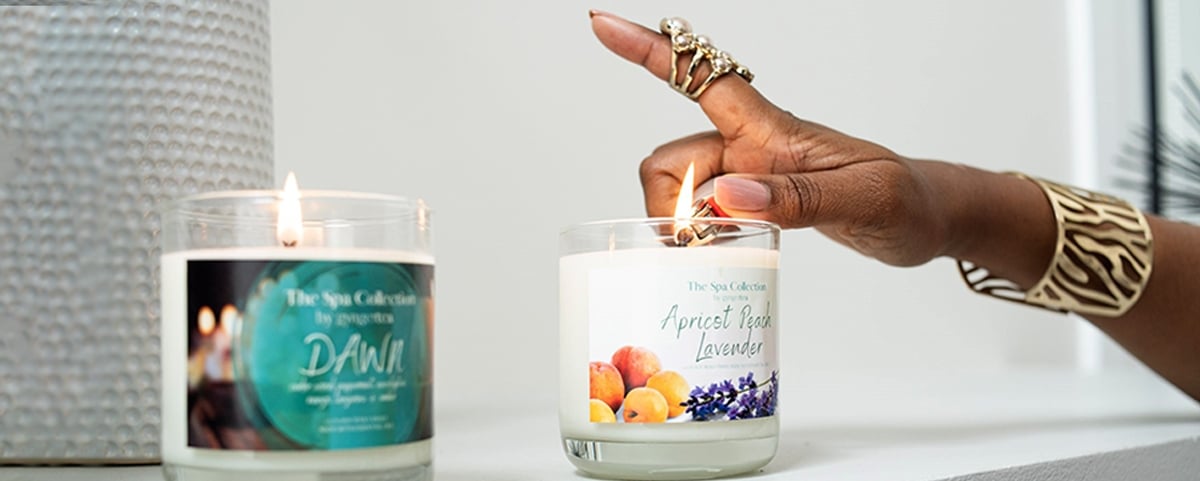 gyngertea candles