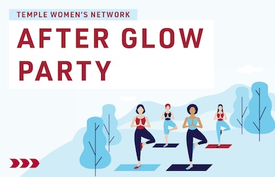 Temple Women's Network After Glow Party.