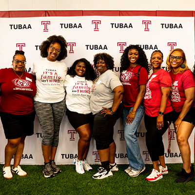 TUBAA members pose for a picture.