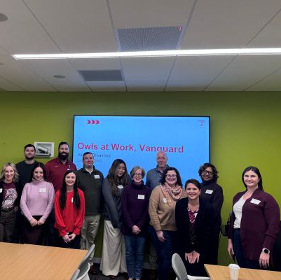 Temple alumni at Vanguard.