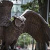 An image of the Temple University owl statue.