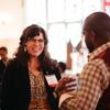 Temple alumni network at an event.